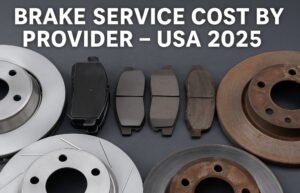 Average Brake Service Cost USA