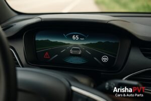 Modern Car Dashboard with ADAS Visualization – ArishaPVT.com