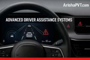 Modern Car Dashboard with ADAS Visualization – ArishaPVT.com