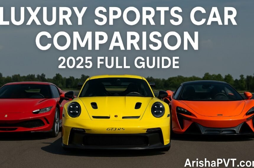 Luxury Sports Car Comparison – 2025 Full Guide | ArishaPVT.com