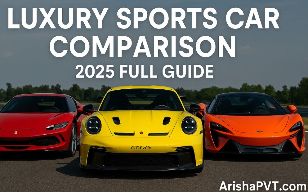 Luxury Sports Car Comparison – 2025 Full Guide | ArishaPVT.com